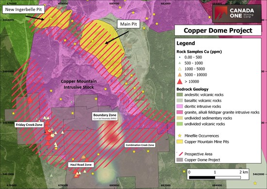 Canada One Commences 2025 Field Work Program at Flagship, Copper Dome Project
