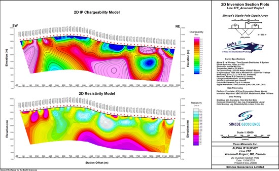 Casa Minerals Inc Announces Advanced Ground IP Survey at the Arsenault Project