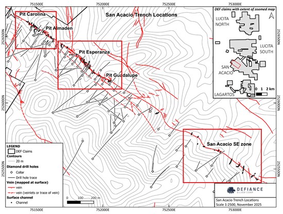 Defiance Silver Reports High-Grade Trenching Results at San Acacio, Zacatecas