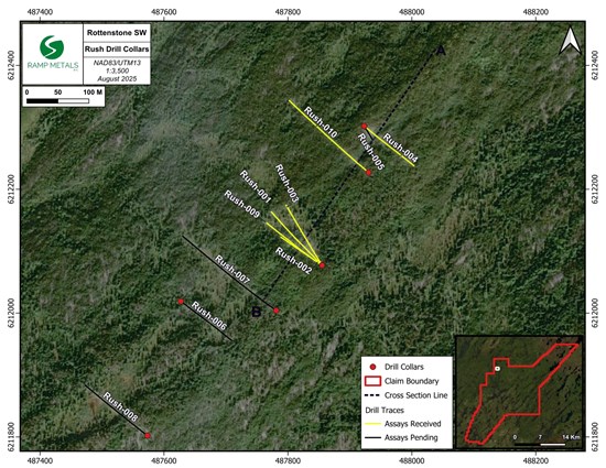 Ramp Metals Confirms VMS Discovery at Rush Target