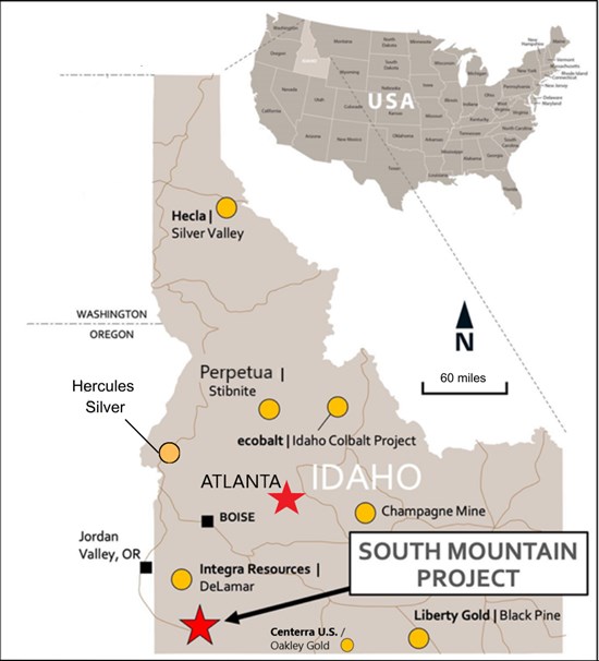 Thunder Mountain Gold Launches Phase II Field Exploration at South Mountain Project, Idaho